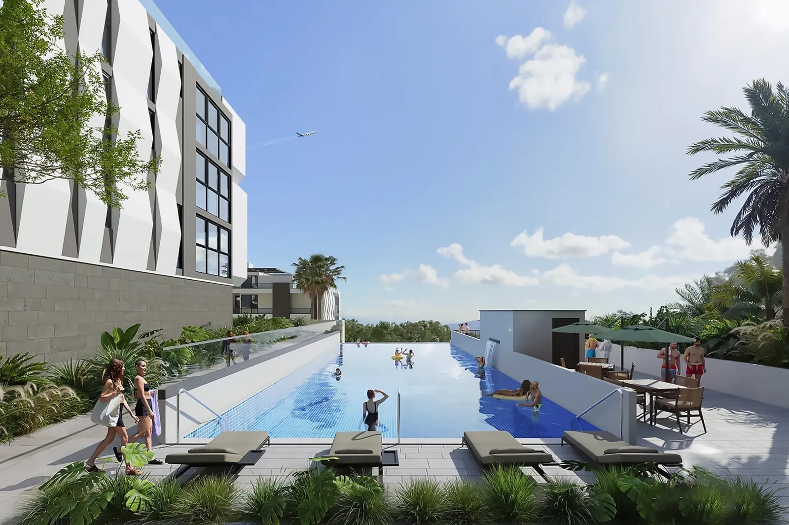 Luxury balcony at Spring Valley Jamaica with ocean view